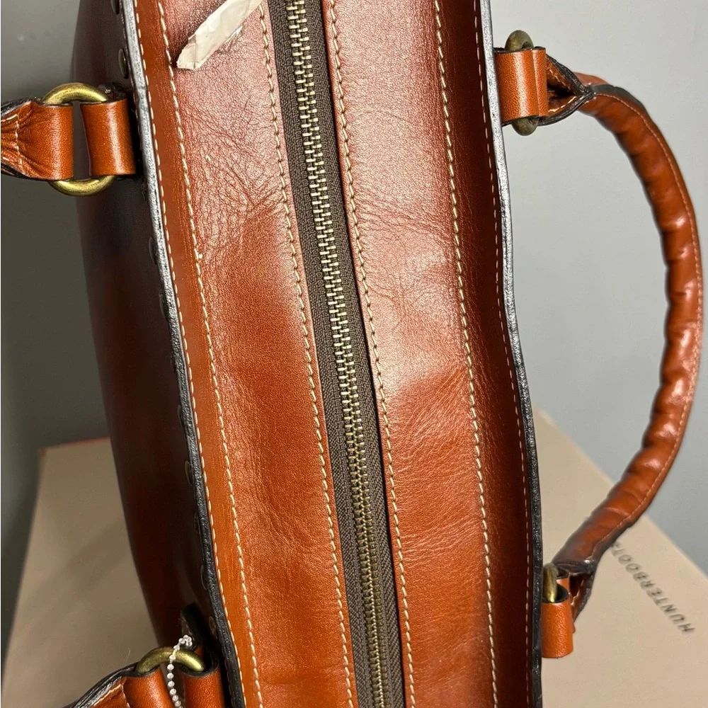 Patricia Nash Zaconia Tan Leather Studded Tote - Picture 4 of 7